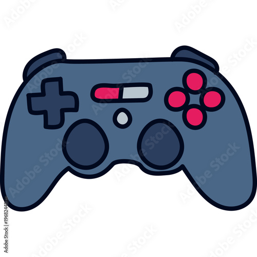 Hand Drawn Video Game Controller Icon