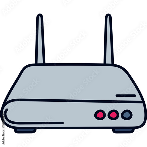 Wireless Internet Router Icon