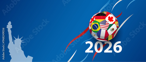 Bilde på lerret Fussball Soccer 2026
