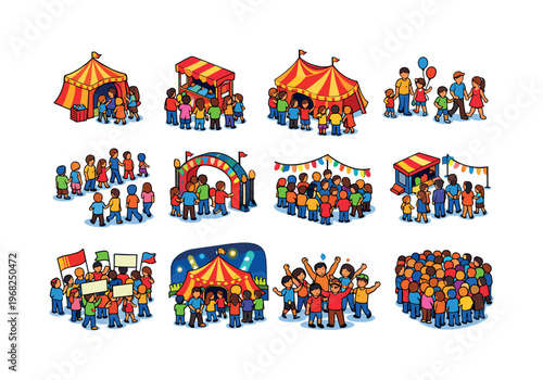 Speak Their Language. Set lettering. harmonious lettering variations of the same emblematic concept, each with different artistic interpretation (Retro vintage