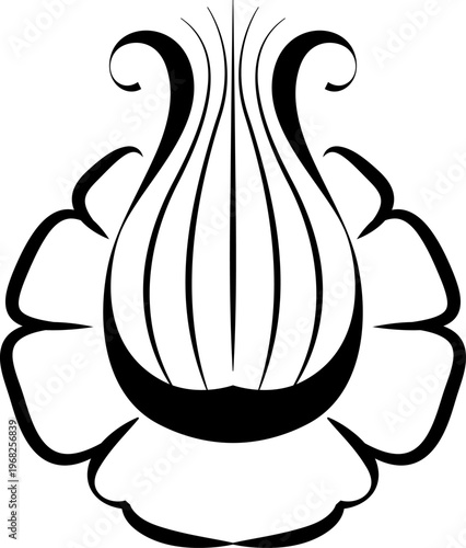 black and white set of delimiters for text, dividers