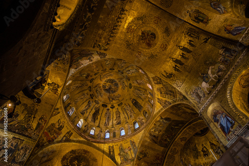 Views from St Mark's Basilica in Venice, Italy