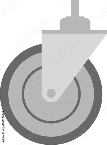 Cart trolley wheel icon vector concept for web or mobile apps.