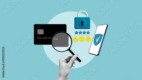 Secure Online Payment Authentication Concept with Multi Factor Verification, Banking Security, Fraud Prevention, Digital Transactions Protection and Safe E Commerce Payment Processing