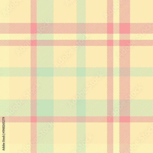 Female pattern fabric plaid, wrapping vector tartan background. Difficult textile check texture seamless in light and red colors.