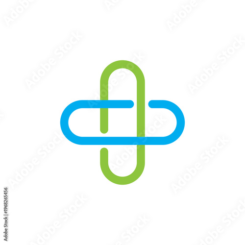 Medical Cross illustration Logo template