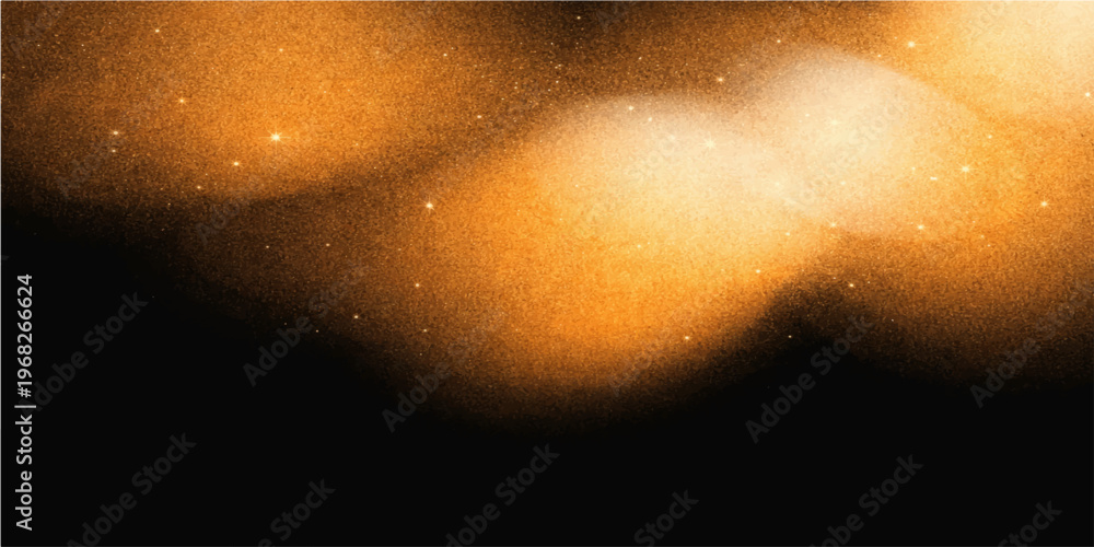 Obraz premium Abstract golden background, an atmospheric composition of shimmering light, creating a sense of wonder and elegance.
