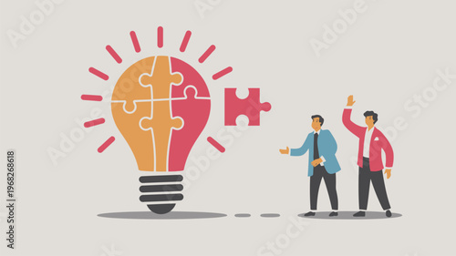 businessman with idea