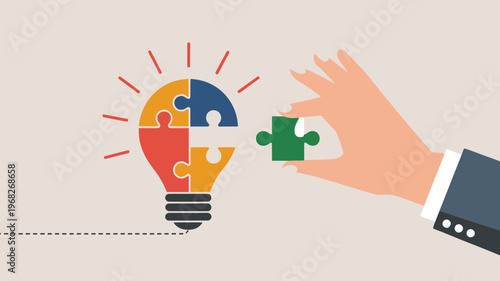 hand drawing light bulb