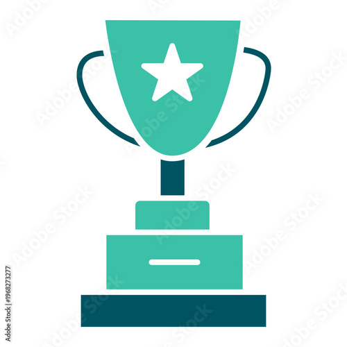 Champion Trophy Award Illustration