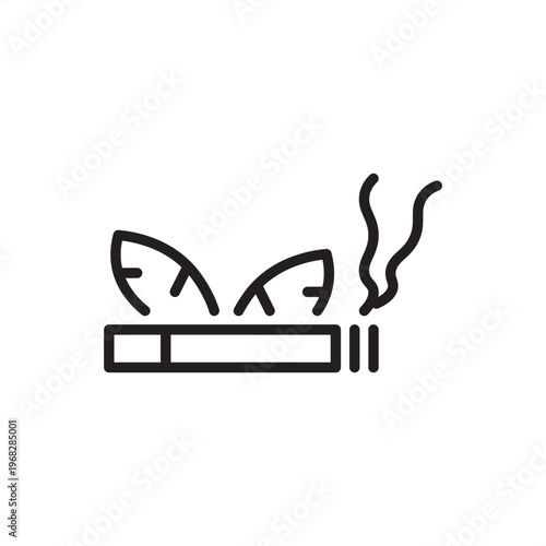 Industrial tobacco icon. Mechanized production, representing leaf processing hardware, cigarette manufacturing tools, commercial tobacco gear, automated fabrication systems, and supply logistics.