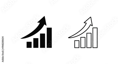 Growth Trends: Boost Business Success with Data-Driven Strategies Vector