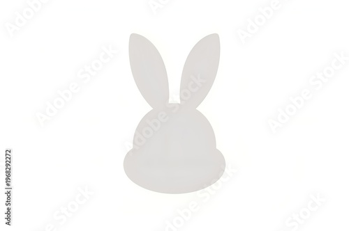 Cute Rabbit Face Illustration