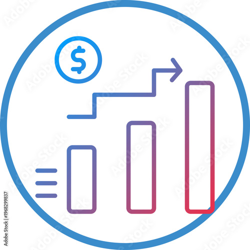 Stocks Line Icon Style