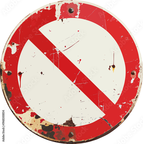 no entry sign vector art