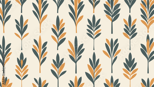 seamless pattern with leaves