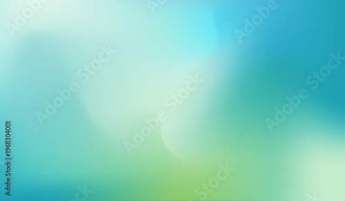 Abstract Gradient Blend of Aqua Blue and Lime Green Hues Soft Light Diffusion Smooth Color Transition Minimalist Backdrop for Digital Design