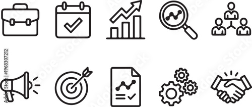 business icon bundle 