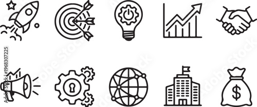 business icon bundle 