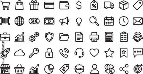 business icon bundle 