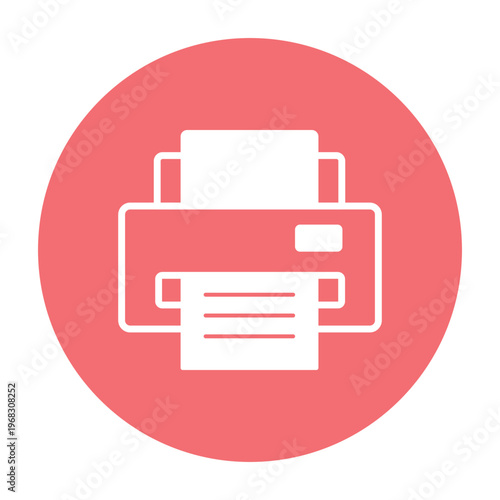 Printer Vector icon which can easily modify or edit