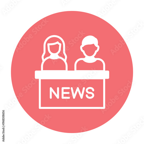 News Panel  Vector icon which can easily modify or edit