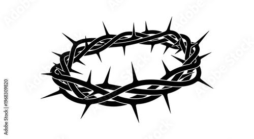 Crown of Thorns Symbolizing Sacrifice and Suffering.