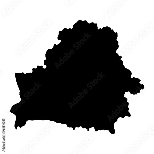 belarus map silhouette