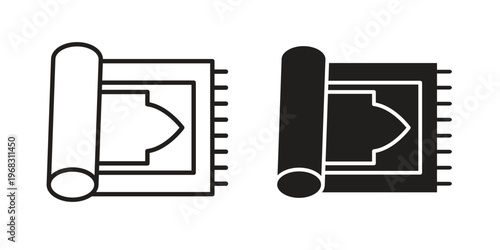 Rugs icon. modern vector symbols set