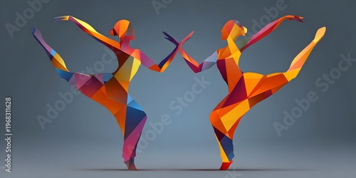 Geometry in Motion, ai generated.