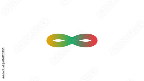 Obraz na plátně Infinity symbol representing endless growth