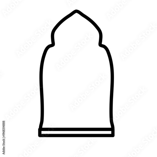 Minimalist Islamic Arch Outline Collection