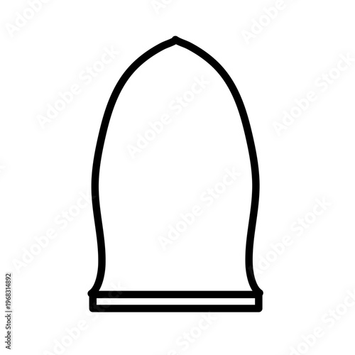 Minimalist Islamic Arch Outline Collection