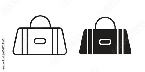 Sports bag icon. modern vector symbols set