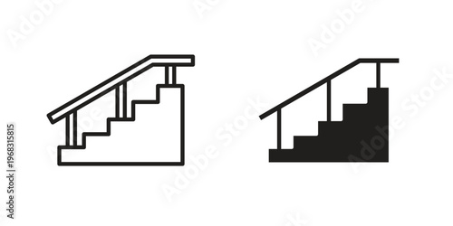 Stairs icon. modern vector symbols set