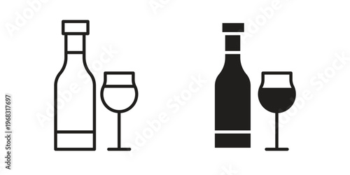 Vodka icon. modern vector symbols set