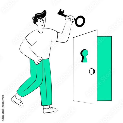 Hand drawn style illustration depicting opportunity

