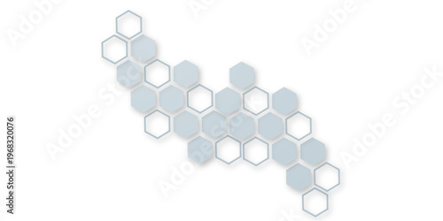 hexagon background, network pattern, abstract technology, science background, light blue background, geometric cells, honeycomb pattern, digital design, modern background, minimal design, AI technolog