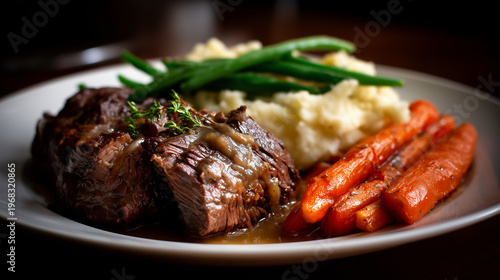 Beef and side dish