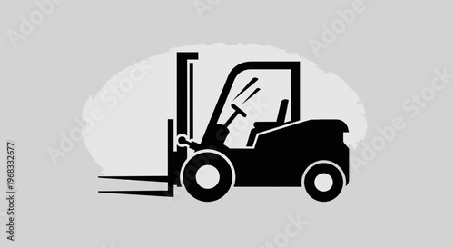 Forklift truck industrial vehicle equipment.