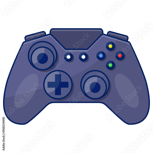 Over Ear Headphones Flat Illustration Audio Device