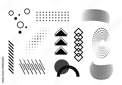 Abstract Shape Elements Collection Creative Design Set