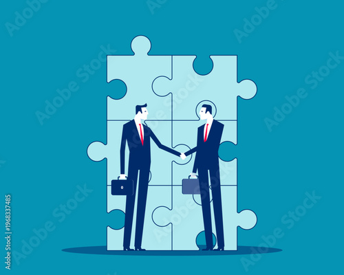Entering into a business agreement, merger, or joint venture.