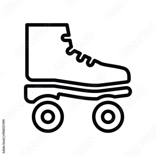 Roller skating icon