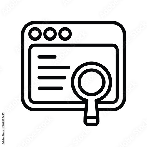 Search Analysis Icon