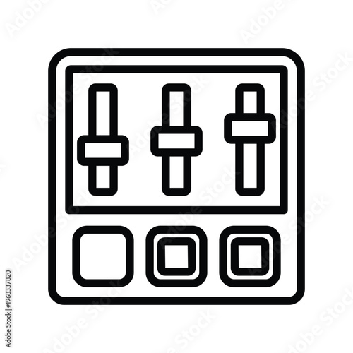 Setting equalizer icon