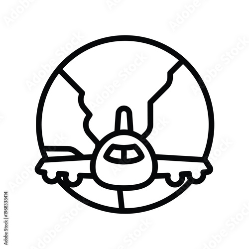 International flight icon