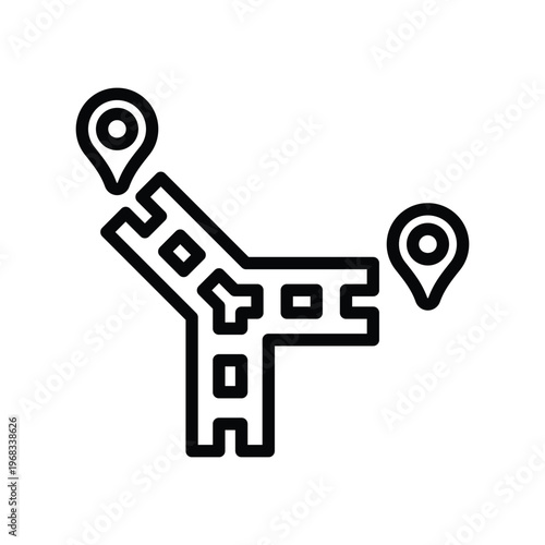 Route map icon
