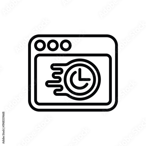 Web Response Time Icon