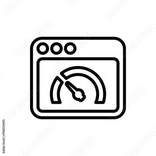 Web Speed test Icon